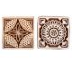 Set of 2 Piece New Mix Wooden Printing Block
